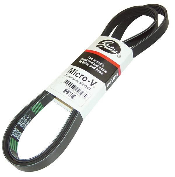 Gates Fleetrunner Micro-V Serpentine Belt - 10 Ribs - 61-9/16in Length - 1-3/8in Width