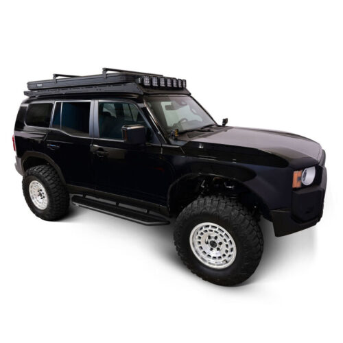Westin 24-26 Toyota Land Cruiser Outlaw Running Boards Textured Black - Image 9