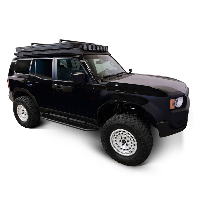 Westin 24-26 Toyota Land Cruiser Outlaw Running Boards Textured Black - Image 9