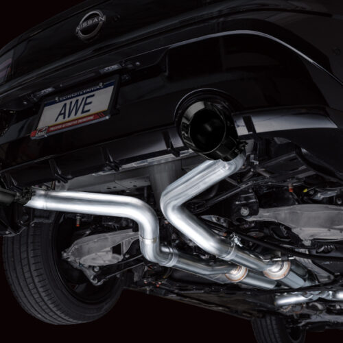 AWE Tuning Track Edition Cat-Back Exhaust System w/ Diamond Black Tips for 2023 Nissan Z RZ34 RWD - Image 3