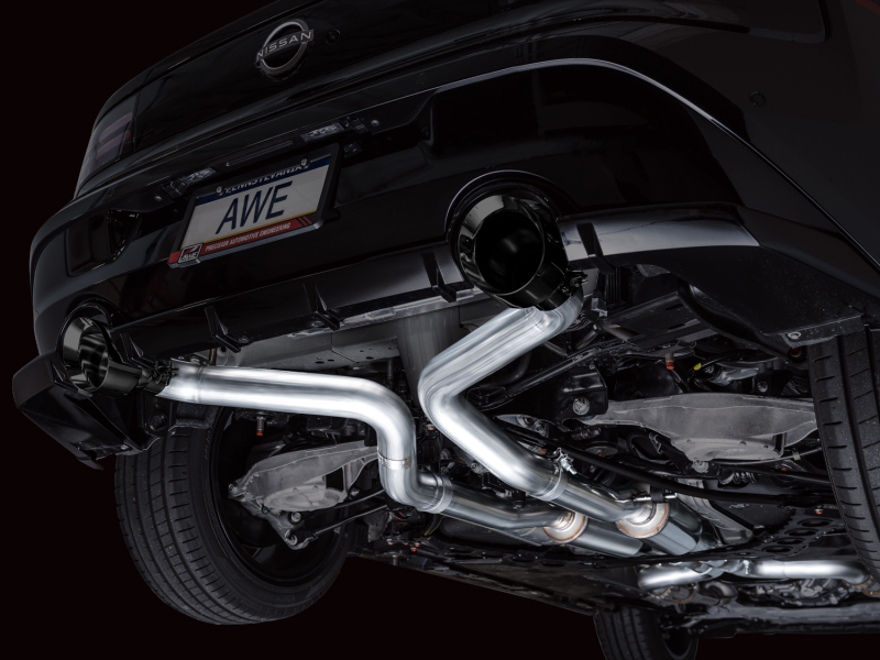 AWE Tuning Track Edition Cat-Back Exhaust System w/ Diamond Black Tips for 2023 Nissan Z RZ34 RWD - Image 3