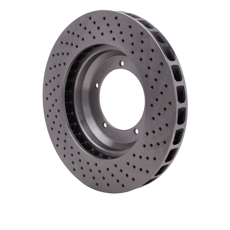 DFC 82-89 Porsche 911 Left Front Drilled Brake Rotor - Image 3