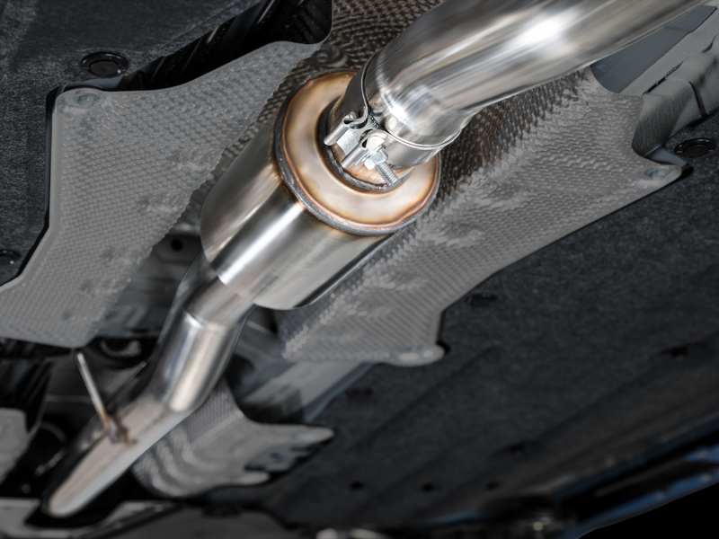 AWE Tuning Track Edition Exhaust w/ Triple Chrome Silver Tips for 2023 Honda Civic Type R FL5 - Image 9
