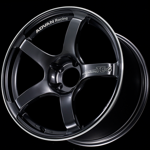 Advan YAD8J12EGMR TC4 18x9.5 +12 5x114.3 Racing Gunmetallic and Ring Wheel