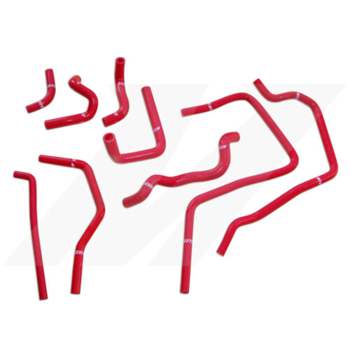 Mishimoto Ancillary Hoses for 01-05 Subaru WRX Red Silicone