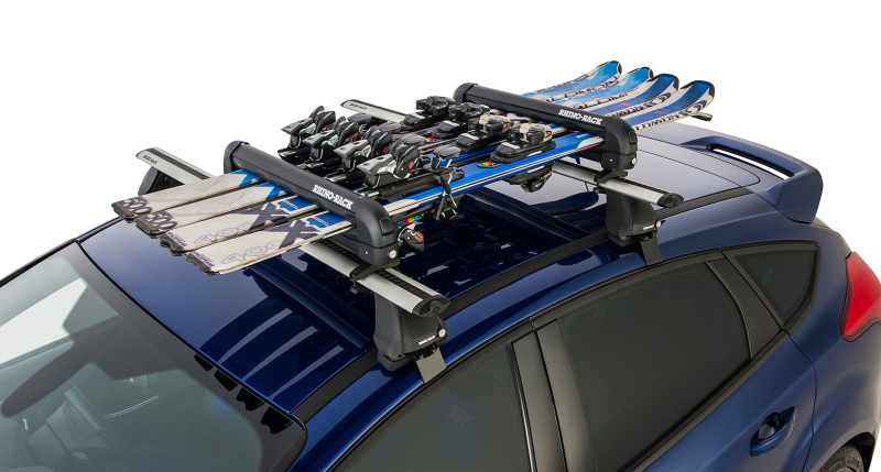 Rhino-Rack 574 Universal Ski/Snowboard Carrier - Fits 4 Pairs of Skis or 2 Snowboards - Black - Image 3