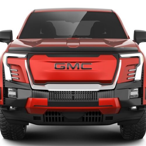 Alternative view of Husky Liners 24-25 GMC Sierra EV Aeroskin Hood Protector - Smoke