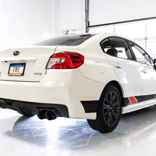 AWE Tuning Touring Edition Exhaust - Diamond Black Tips (102mm) for 2015+ Subaru WRX VA Sedan - Image 3