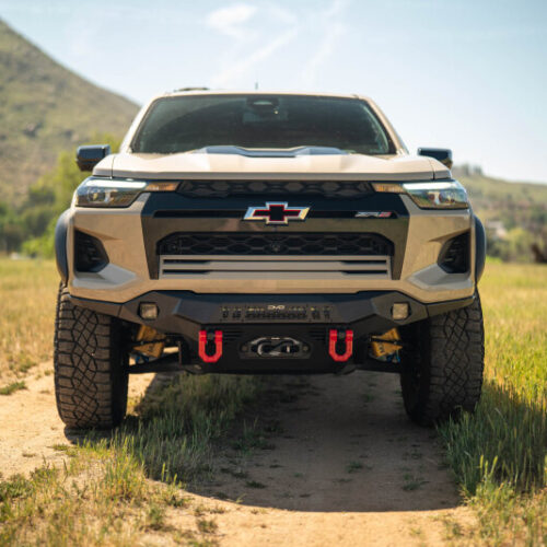 DV8 Offroad 23-25 Chevy Colorado ZR2 Spec Series Front Bumper - Image 4