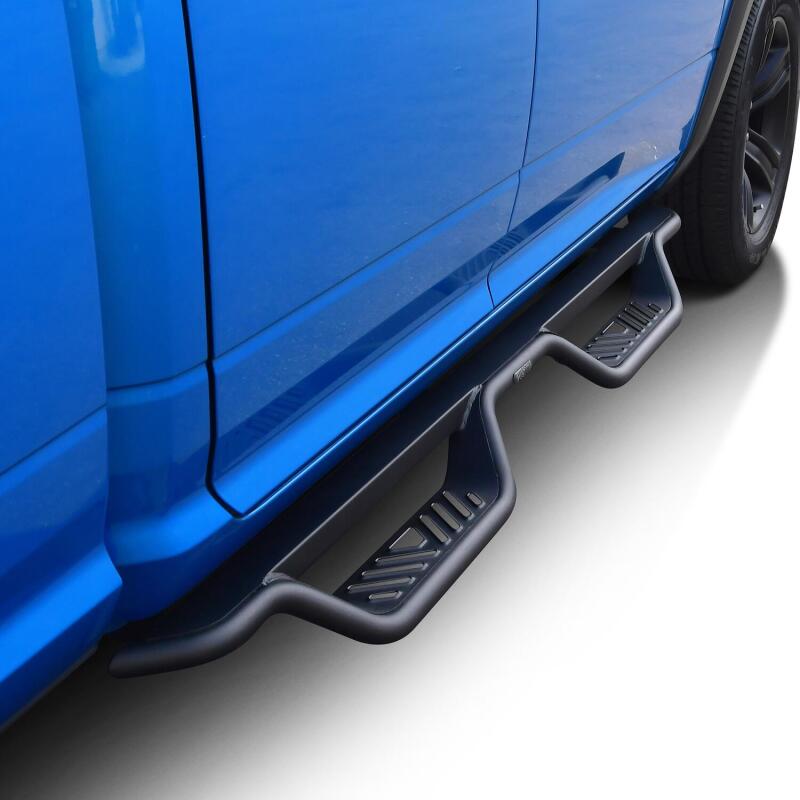 Westin 09-18/19-24 Ram 1500 Quad Cab/Classic Outlaw Drop Nerf Step Bars Textured Black - Image 6