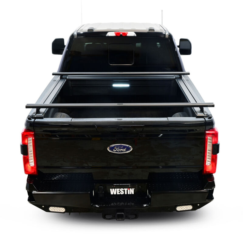 Westin 17-26 Ford F-250/F-350 SD 6.8ft Bed Electric Retractable Tonneau Cover - Black - Image 8