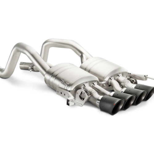 Akrapovic for 14-17 Chevrolet Corvette Z06 (C7) Slip-On Line (Titanium) w/ Carbon Tips - Image 6