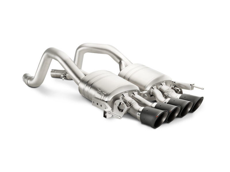 Akrapovic for 14-17 Chevrolet Corvette Z06 (C7) Slip-On Line (Titanium) w/ Carbon Tips - Image 6