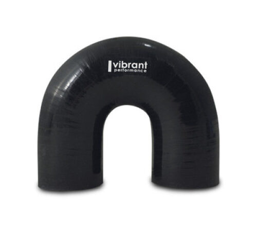 Vibrant 180 Degree Elbow 2.75in ID x 3.875in Leg Length Silicone Hose Coupler