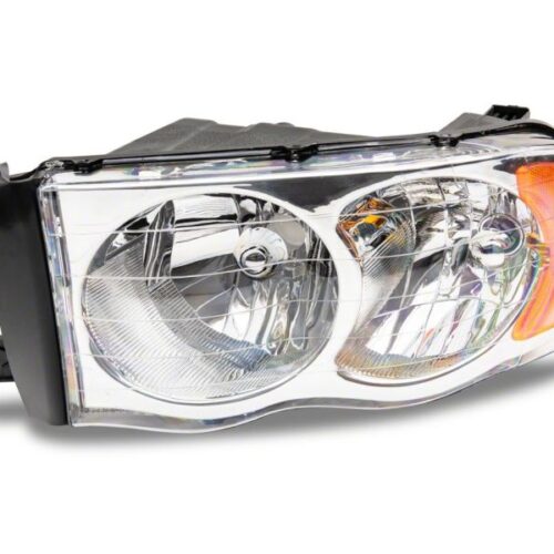 Raxiom for 2002-2005 Dodge RAM 1500 Axial Series OEM Style Rep Headlights- Chrome Housing (Clear Lens) - Image 3