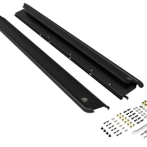 aFe Power 10-14 Subaru Outback H4 2.5L / H6 3.6L Terra Guard Trail Slider Step - Black - Image 2