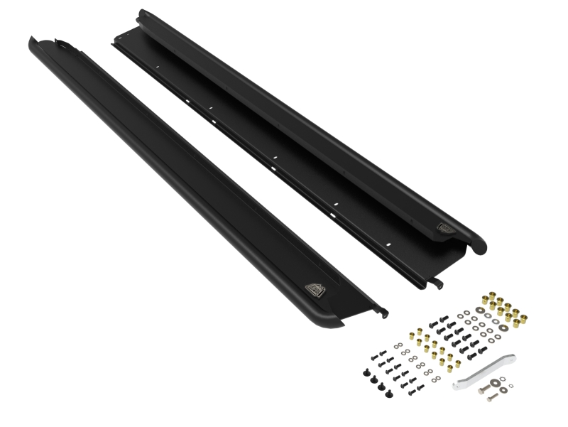 aFe Power 10-14 Subaru Outback H4 2.5L / H6 3.6L Terra Guard Trail Slider Step - Black - Image 2