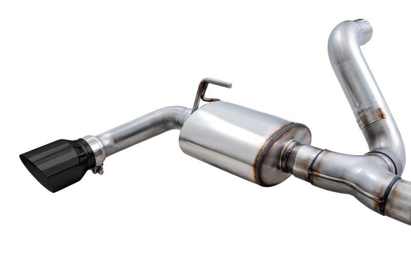 AWE Tuning Axle-Back Dual Exhaust - Diamond Black Tips for 2018+ Jeep Wrangler JL/JLU Tread Edition - Image 8