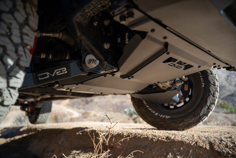 DV8 Offroad 24-25 Toyota Tacoma & Land Cruiser Rear Belly Skid Plate - Image 4