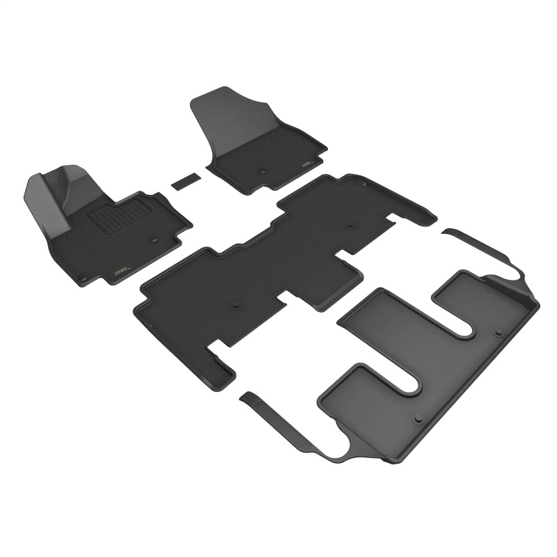 3D MAXpider 2024 Kia EV9 6-Seater Kagu Black - 1st/2nd/3rd Rows - Image 5