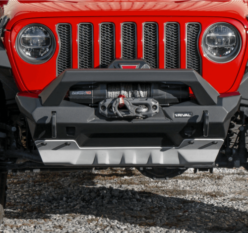 Rival 2007-2026 Jeep Wrangler 2020-2026 Jeep Gladiator Front Aluminum Bumper - Image 6