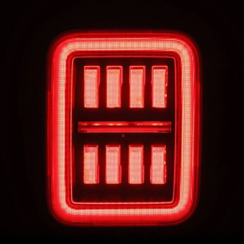 AlphaRex 19-24 Jeep Gladiator JT Nova-Series Prismatic LED Tail Lights - Alpha-Black - Image 3