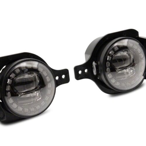 Raxiom for 2018-2023 Jeep Wrangler JL Sport 20-23 Jeep Gladiator JT Sport Axial Nighthawk LED Fog Lights - Image 10