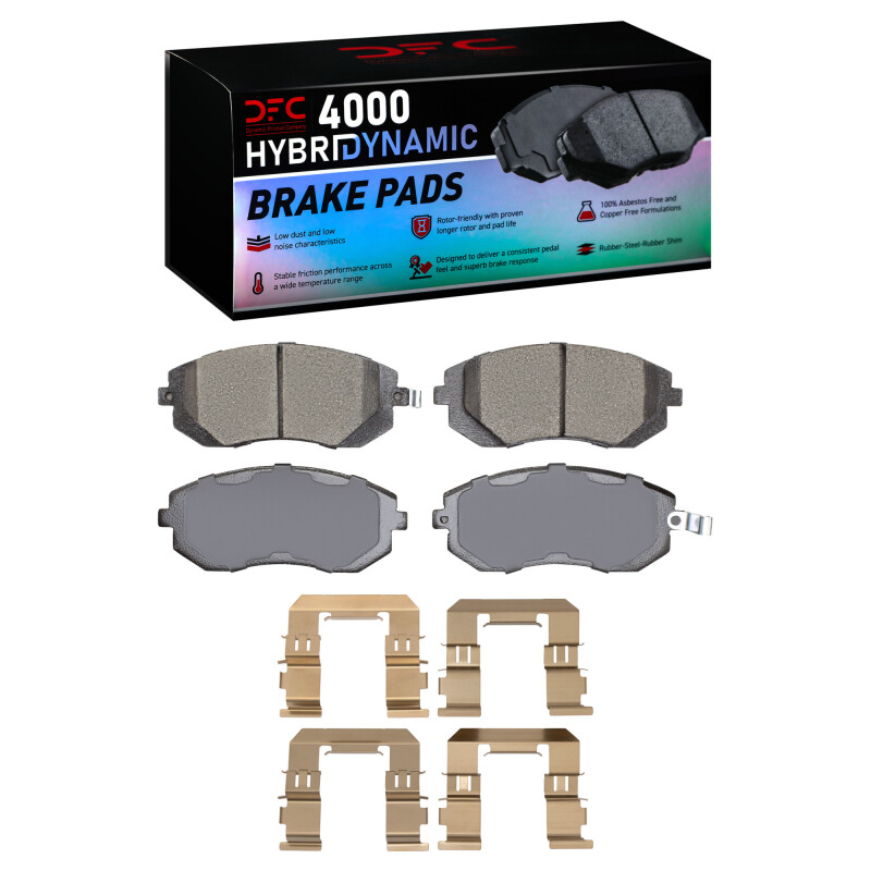 DFC 02-10 Subaru Impreza Front 4000 HybriDynamic Brake Pads and Hardware Kit