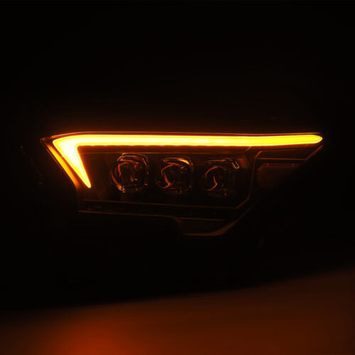 AlphaRex 2023+ Toyota Tacoma NOVA-Series LED Proj Headlights Black w/Actv Light & Seq. Sig + DRL - Image 4