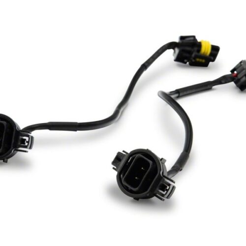 Raxiom for 2007-2023 Jeep Wrangler JK & JL Axial Series Tri-Bar LED Fog Lights- Amber - Image 9