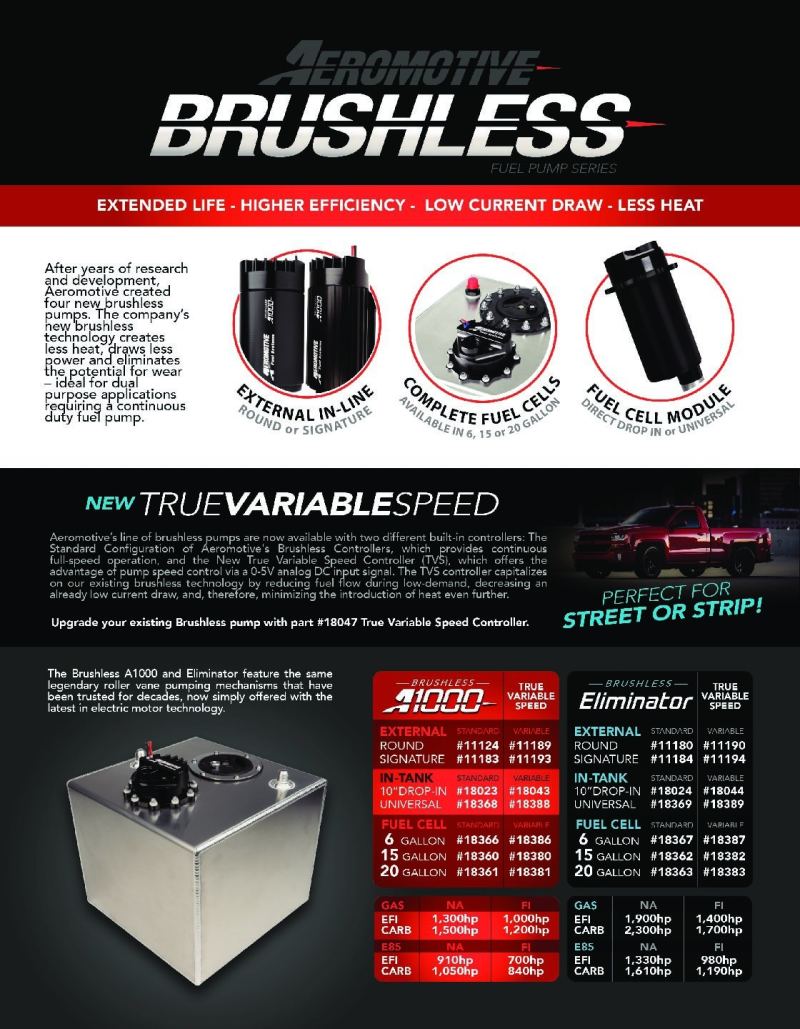 Aeromotive A1000 Brushless External Fuel Pump - Image 6