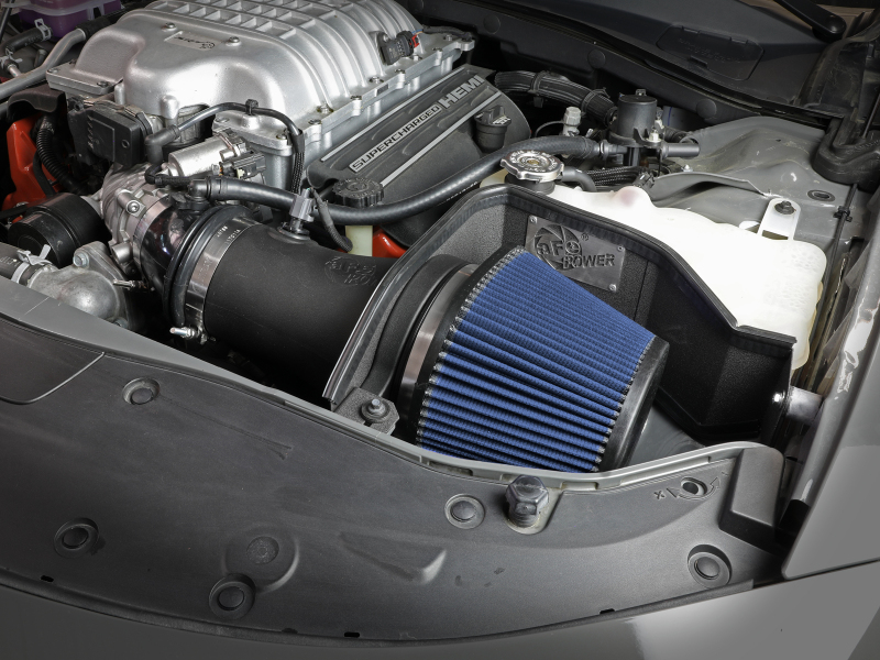 aFe Power 17-18 Dodge Challenger/Charger Magnum FORCE Stage-2XP Cold Air Intake System w/Pro DRY S- Black - Image 10