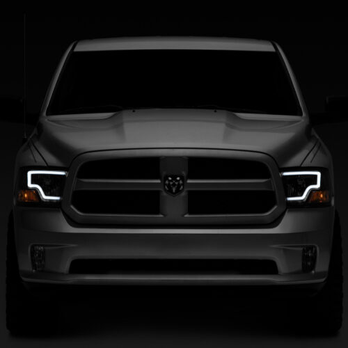 Raxiom for 2009-2018 Dodge RAM 1500 LED Bar Headlights- Black Housing (Clear Lens) - Image 8