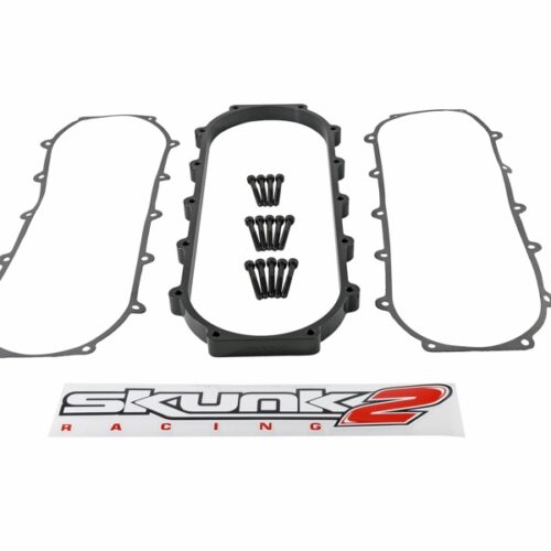 Skunk2 Ultra Series Honda/Acura Black RACE Intake Manifold 1 Liter Spacer (Inc Gasket & Hardware) - Image 6