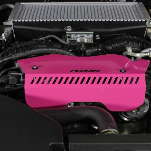 PERRIN 22-26 Subaru WRX Pulley Cover - Hyper Pink (TALL - For Use w/o PERRIN AOS) - Image 5