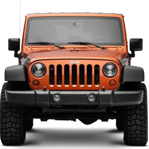 Raxiom for 2007-2023 Jeep Wrangler JK & JL Axial Series Halo LED Fog Lights- Amber - Image 9