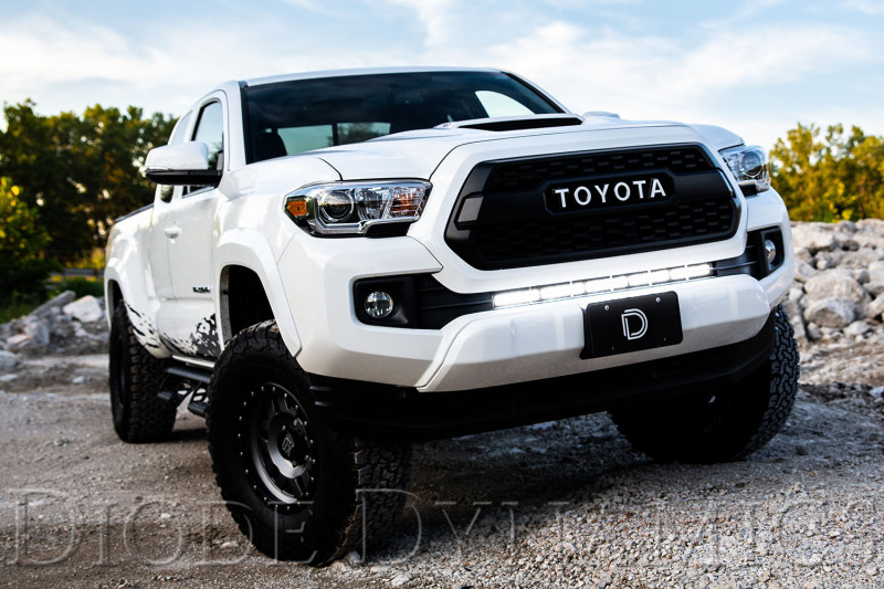 Diode Dynamics 16-21 Toyota Tacoma SS30 Stealth Lightbar Kit - Amber Combo - Image 8