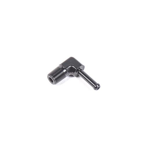 Radium Engineering 14-0344 1/8in NPT Male to 3/16in Barb 90 Degree Fitting