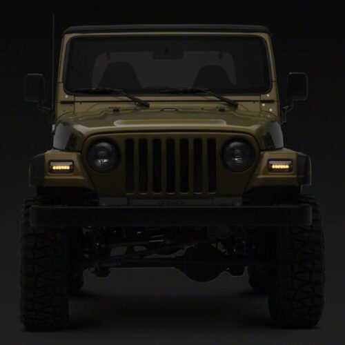 Raxiom for 1997-2006 Jeep Wrangler TJ Axial Series LED Sequential Cornering Lights- Clear - Image 10