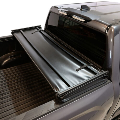 Westin 2022+ Toyota Tundra 66in Bed Soft Tri-Fold Tonneau Cover - Image 7