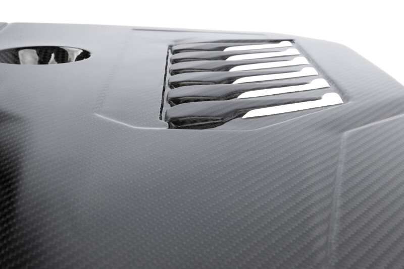 Dinan for 19-26 BMW B58D (G01/G02/G20/G22/G23/G26/G42) Gloss Carbon Fiber Engine Cover w/Matte Accents - Image 3