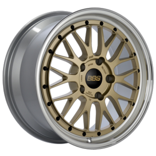 Alternative view of BBS LM 18x8.5, 5x100, ET45, 82mm PFS required (Gold)