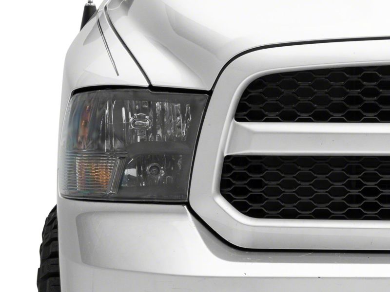 Raxiom for 2009-2018 Dodge RAM 1500 Axial Series Euro Style Headlights w/ Dual Bulb Blk Housing (Clear Lens) - Image 8