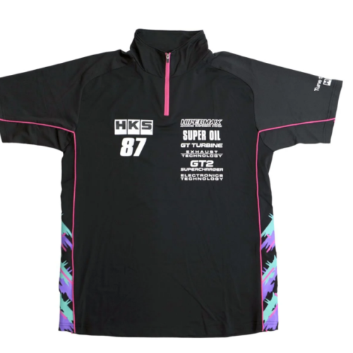 HKS TEAM HALF ZIP POLO SHIRT 2025 L - Image 2