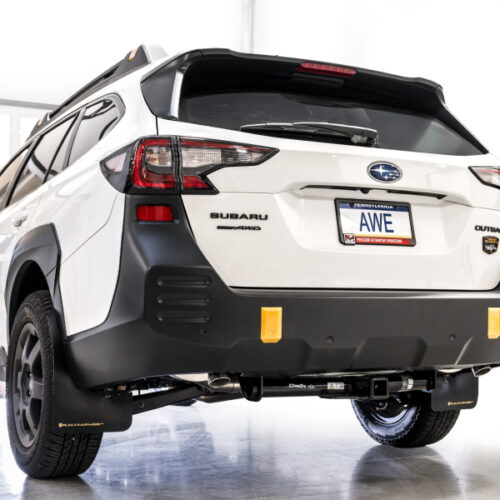 AWE Tuning Cat-Back Exhaust w/Dual BashGuards for 20-25 Subaru Outback (Wilderness & XT) 0FG - Image 4
