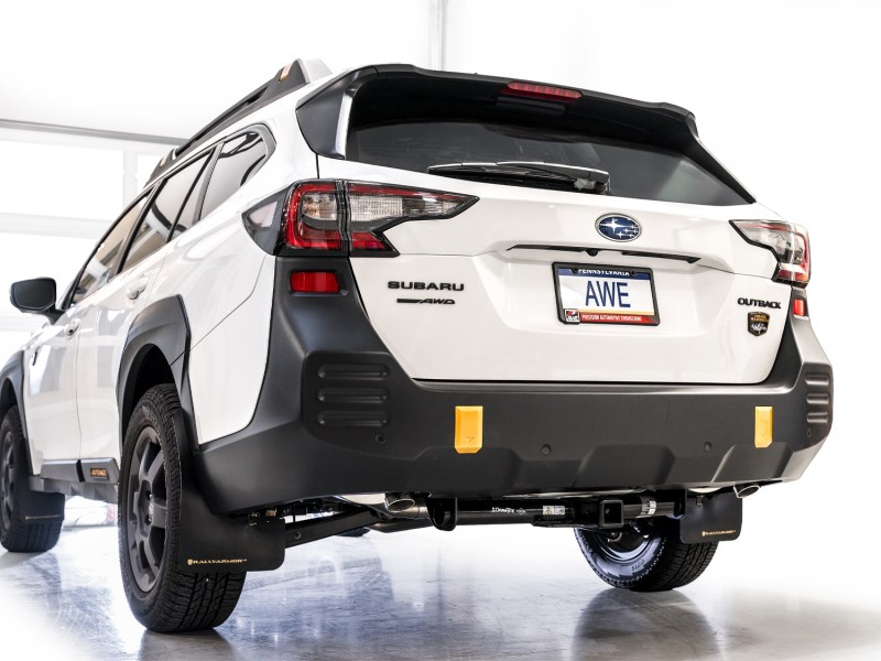 AWE Tuning Cat-Back Exhaust w/Dual BashGuards for 20-25 Subaru Outback (Wilderness & XT) 0FG - Image 4