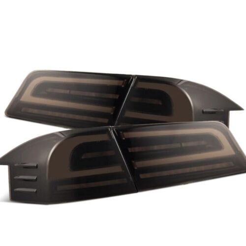 AlphaRex 12-21 Tesla Model S LUXX-Series LED Tail Lights - Black
