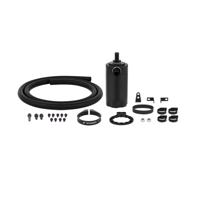 Mishimoto Universal Baffled Oil Catch Can - Black - Image 10