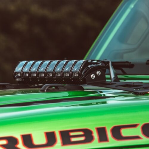 Rigid Industries for 2018 Jeep JL - Hood Mount Kit - Mounts 20in Adapt Series - Image 6
