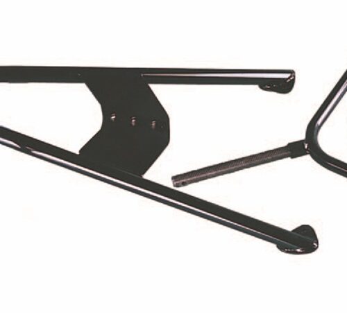 Alternative view of Fabtech Universal Spare Tire Angled Mount - Black